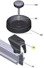 Karcher B, BD, BR szívógerenda végzáró - 2.885-294.0