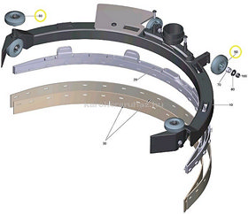 Karcher BD szívógerenda kerékkészlet - 4.037-057.0