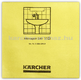 Karcher mikroszálas kendő - sárga - 3.338-249.0
