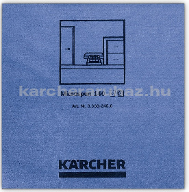 Karcher mikroszálas kendő - kék - 3.338-248.0